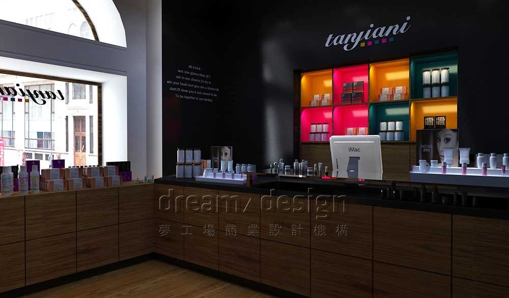 佳妮化妝品店面設計圖2