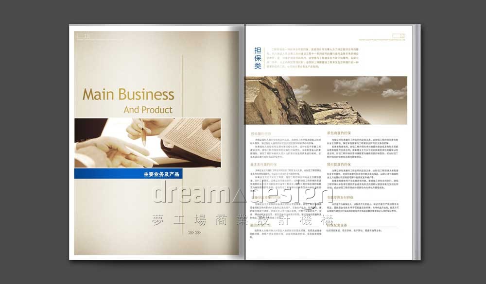 湖南財信投資擔保畫冊設計圖6
