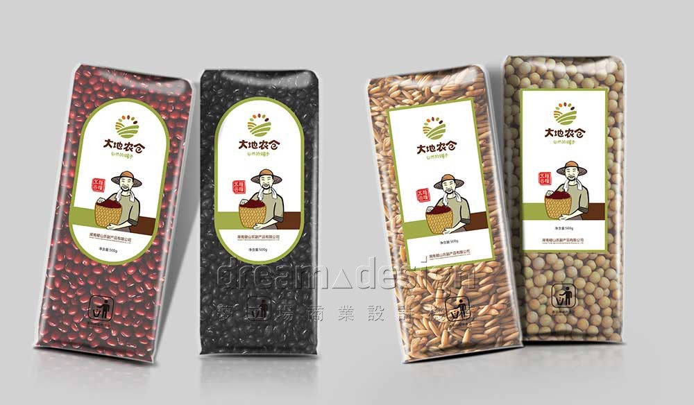 大地農(nóng)倉(cāng)產(chǎn)品包裝設(shè)計(jì)圖組合